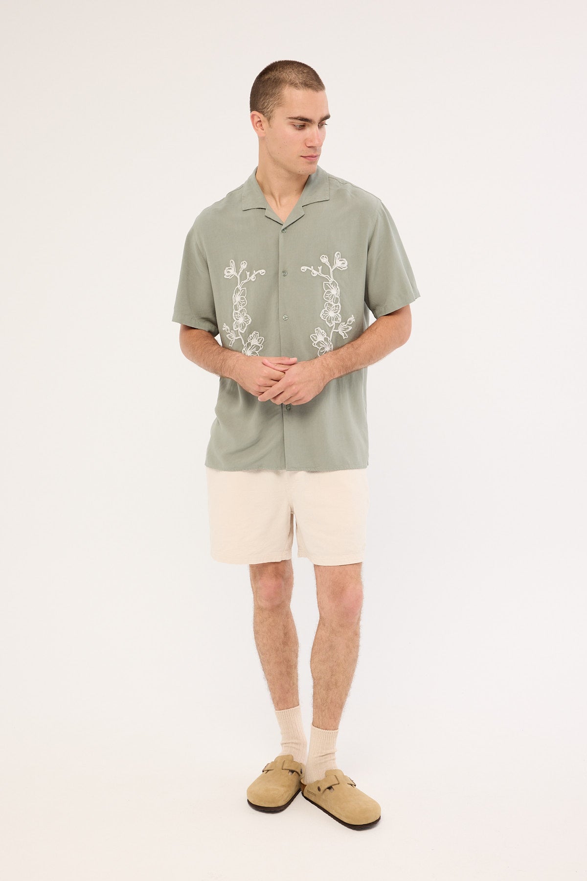 Common Need Nobana Resort Shirt Sage