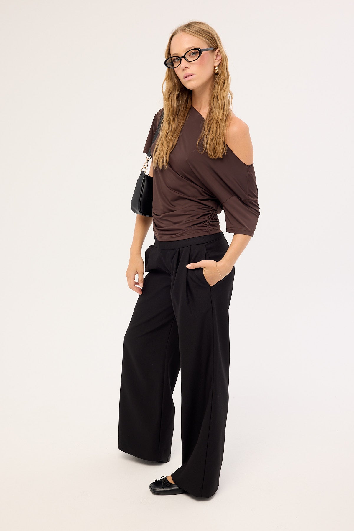 Luck & Trouble Alerie Low Rise Pant Black