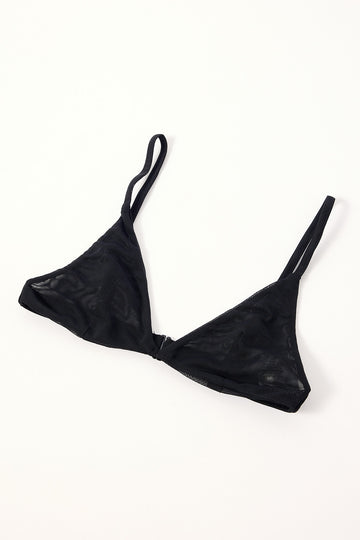 L&t Nixie Mesh Bralette Black