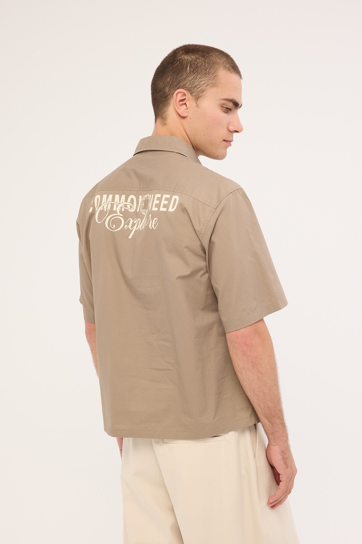 Common Need Tanken Boxy Standard Shirt Mushroom