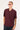 Common Need Austin Pleated Resort Shirt Burgundy