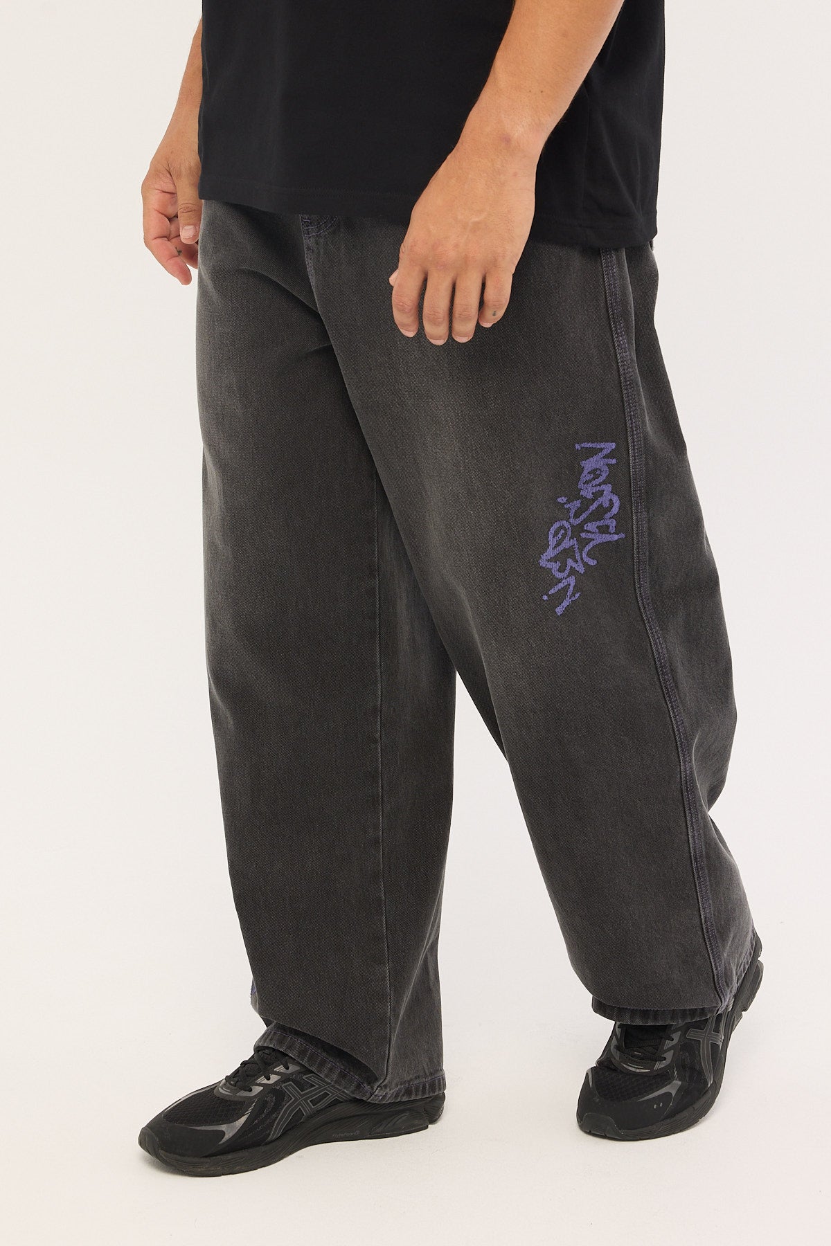 Neovision Misfit Behemoth Super Baggy Jean Ash Black