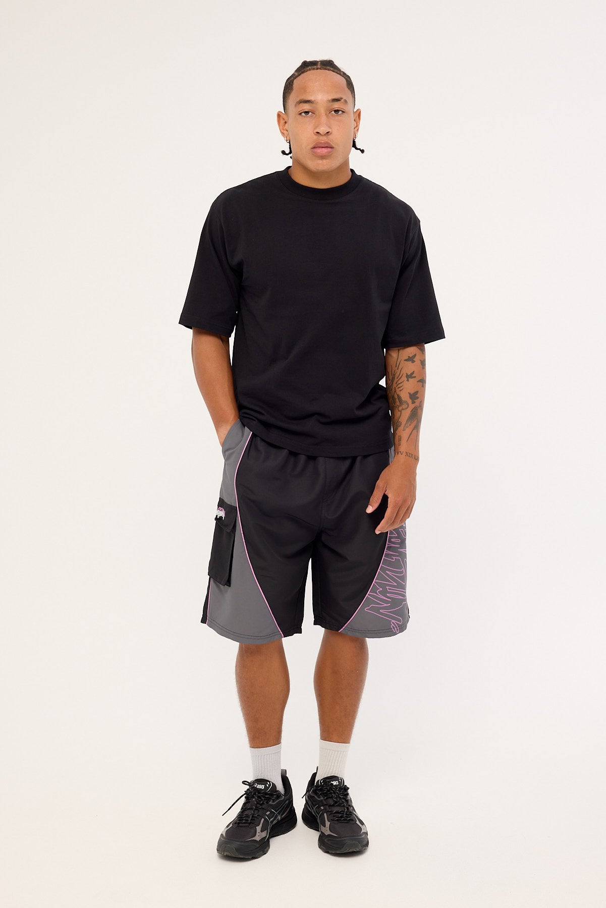 Neovision Reflekt Elastic Waist Cargo Boardshort Black/Grey
