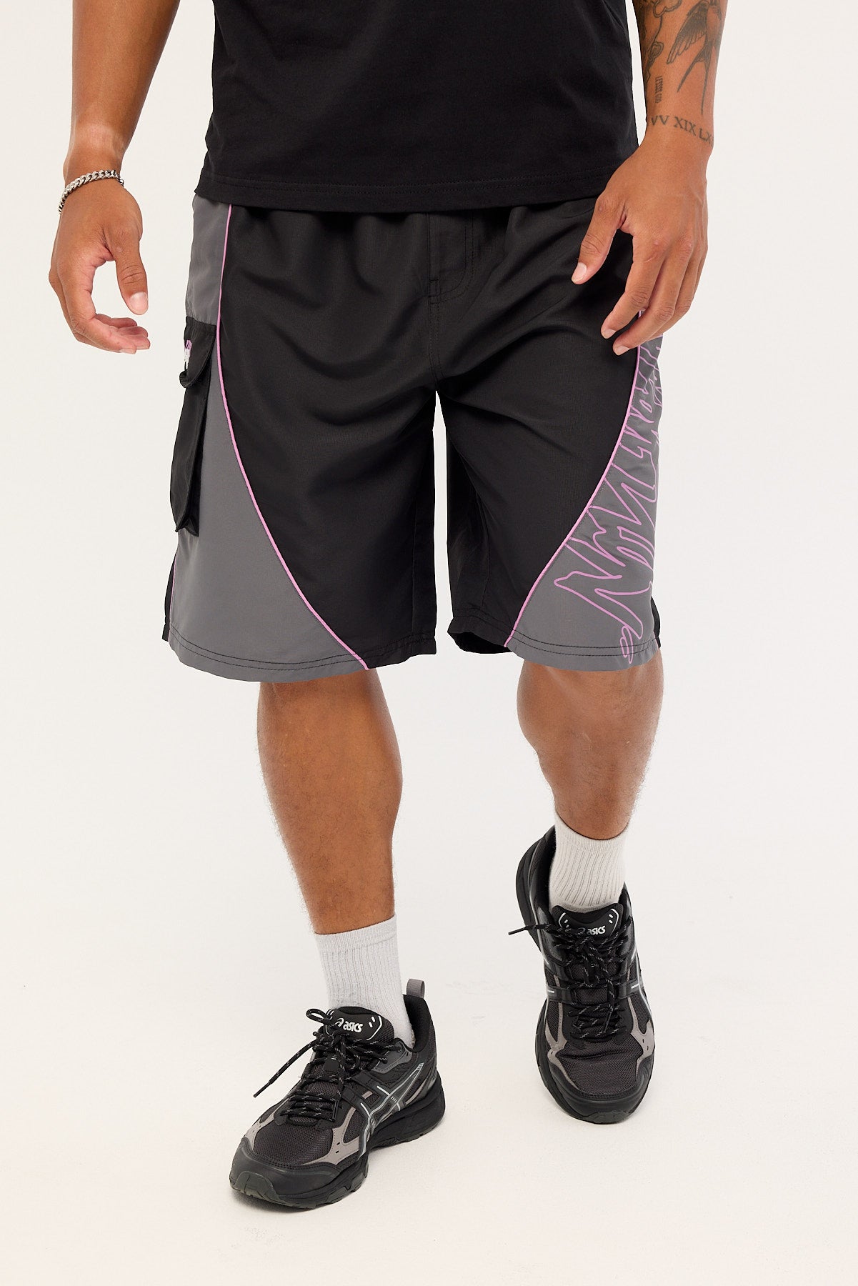 Neovision Reflekt Elastic Waist Cargo Boardshort Black/Grey