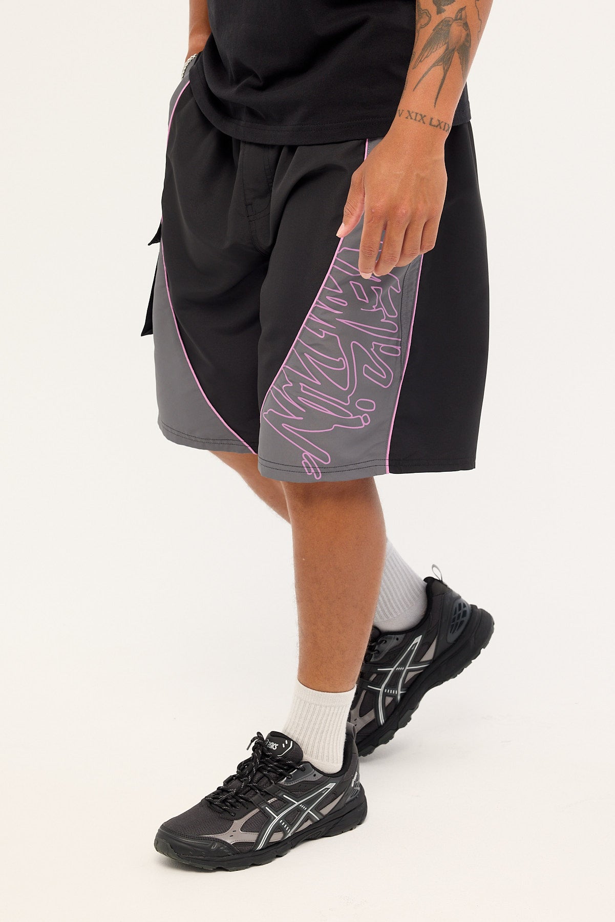 Neovision Reflekt Elastic Waist Cargo Boardshort Black/Grey