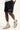 Common Need Royalty Elastic Waist Short Black