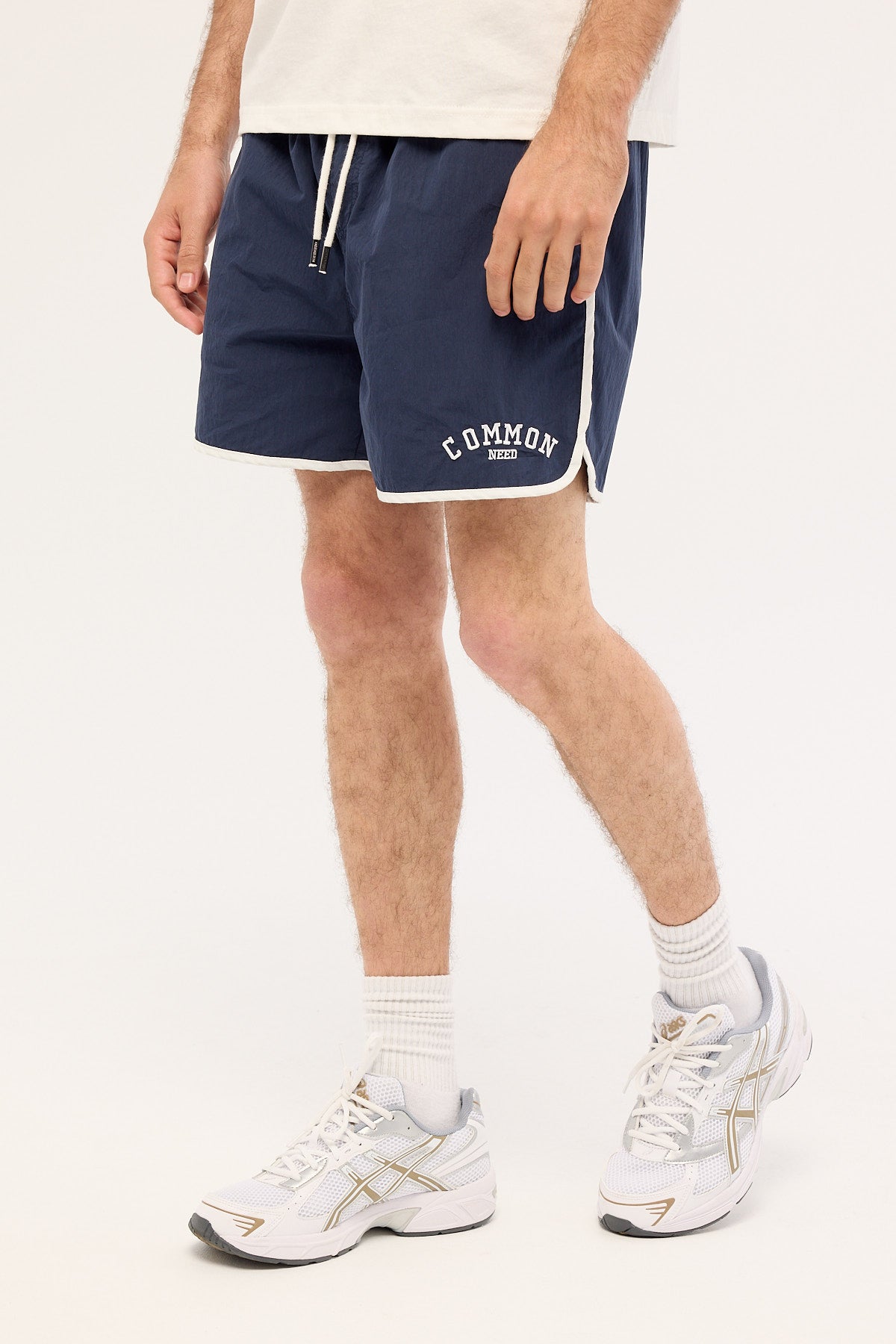 Common Need Collegiate 15 Elastic Waist Short Navy
