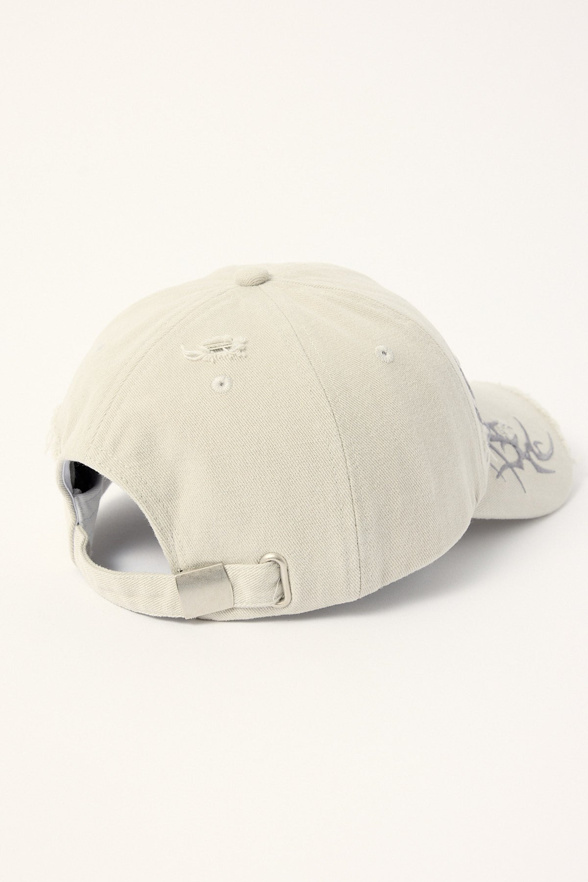 Neovision Ragged Distressed Dad Cap Light Grey