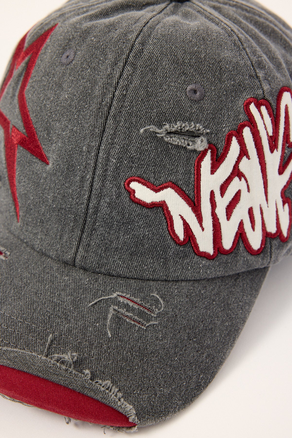 Neovision Reflekt Distressed Dad Cap Washed Black