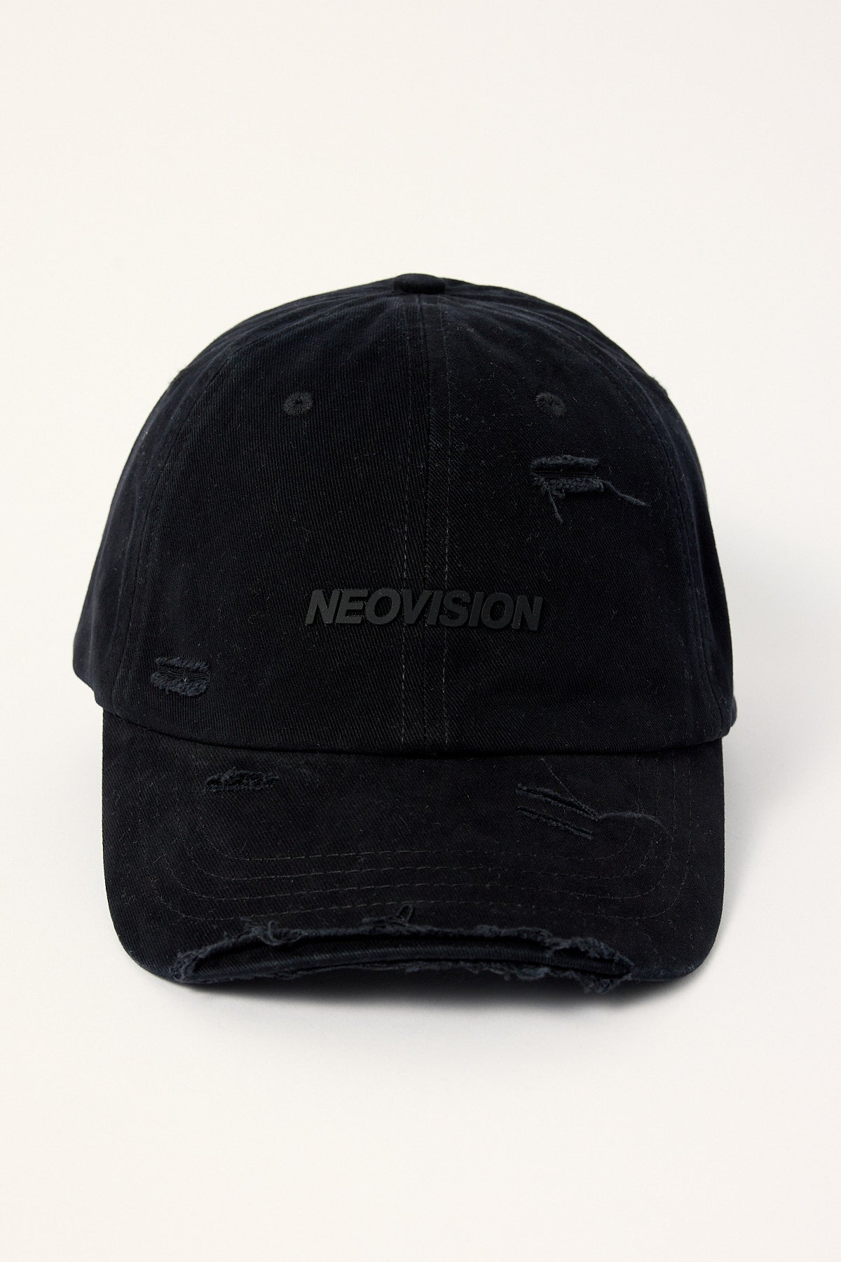 Neovision Nova Base Distressed Dad Cap Washed Black