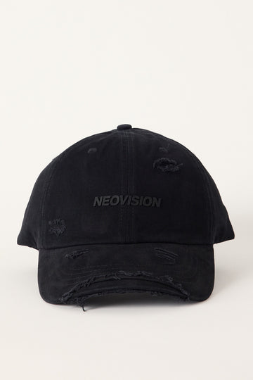 Neovision Nova Base Distressed Dad Cap Washed Black