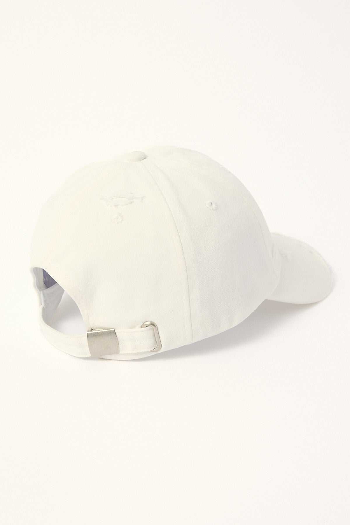 Neovision Nova Base Distressed Dad Cap Washed White