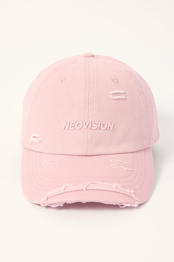 Neovision Nova Base Distressed Dad Cap Light Pink