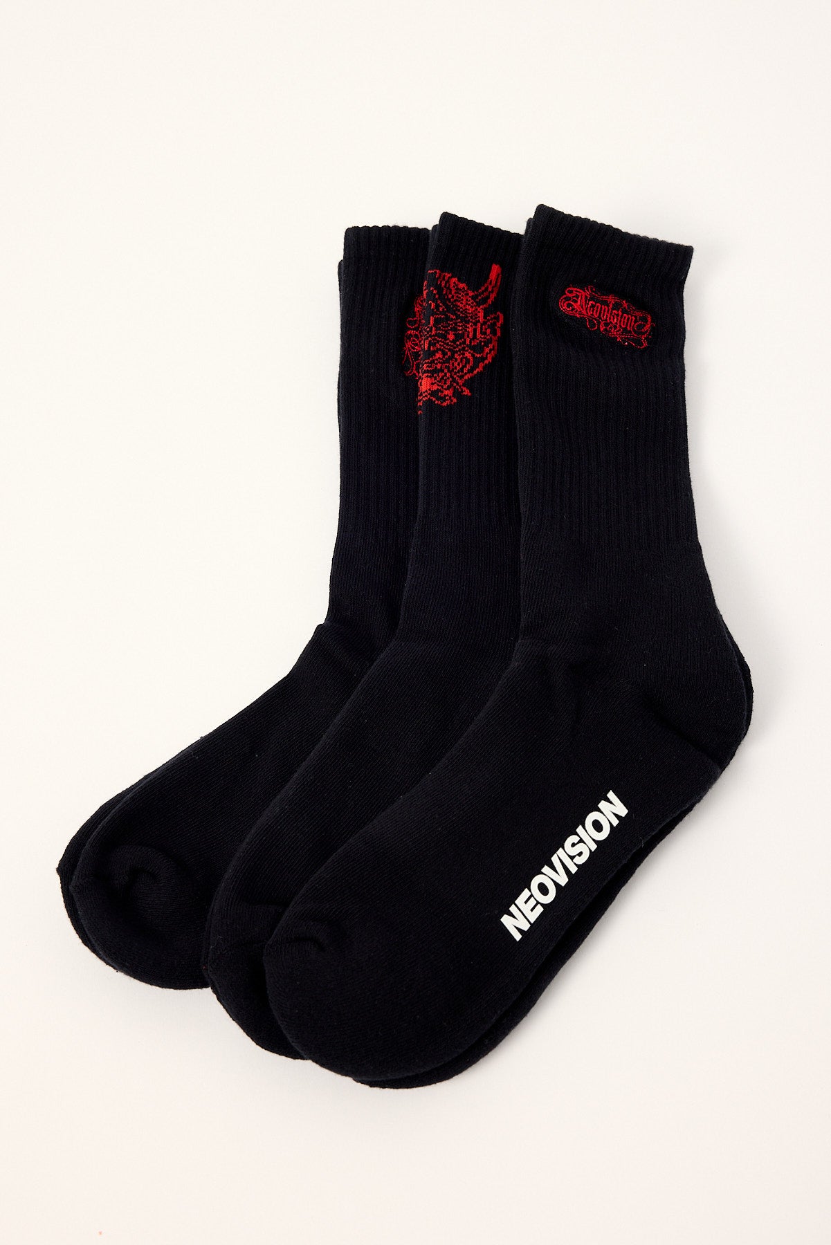 Neovision Tatsura Sock 3 Pack Black