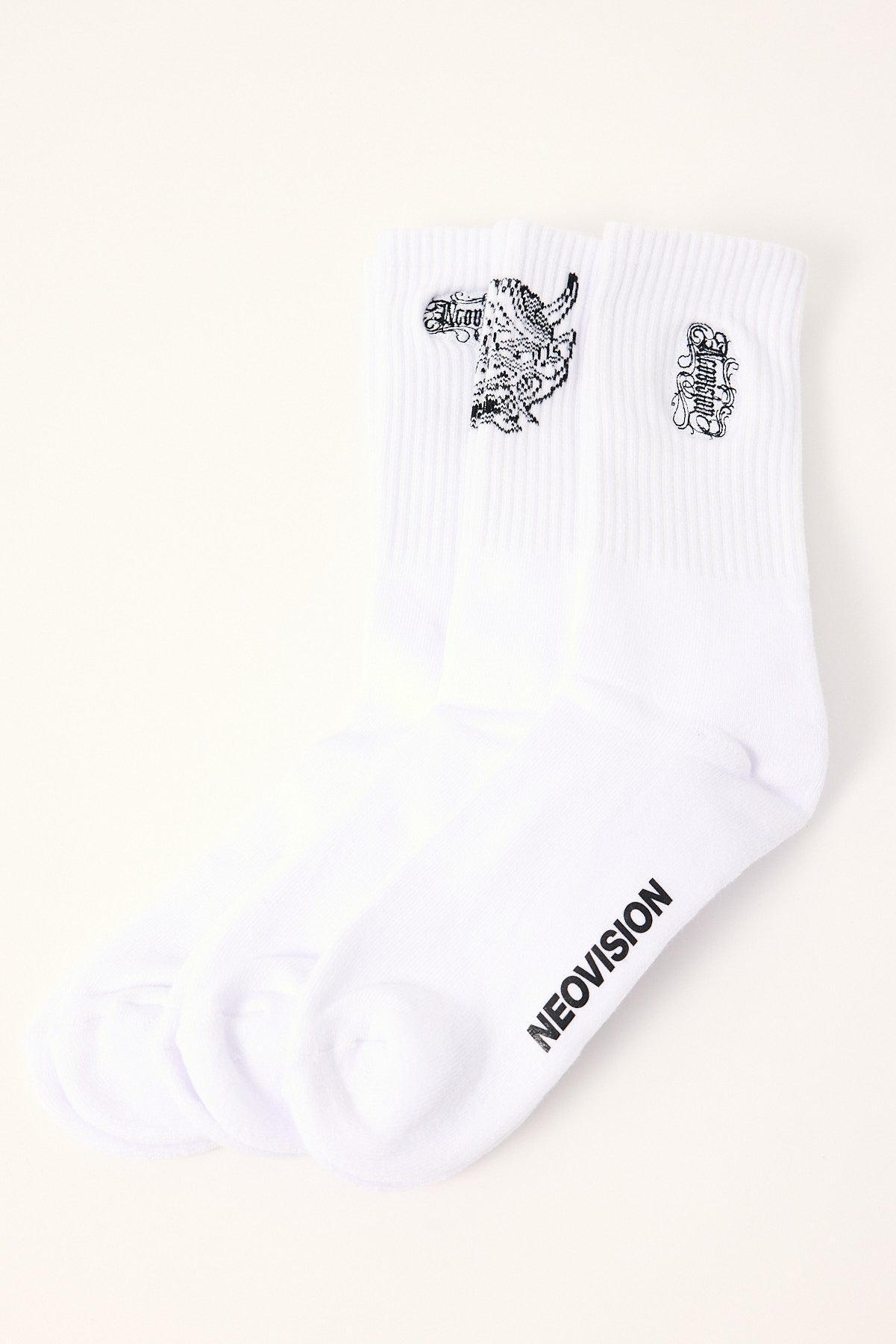 Neovision Tatsura Sock 3 Pack White
