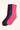 Neovision Nova Base Sock 3 Pack Pink/Teal/Burgundy