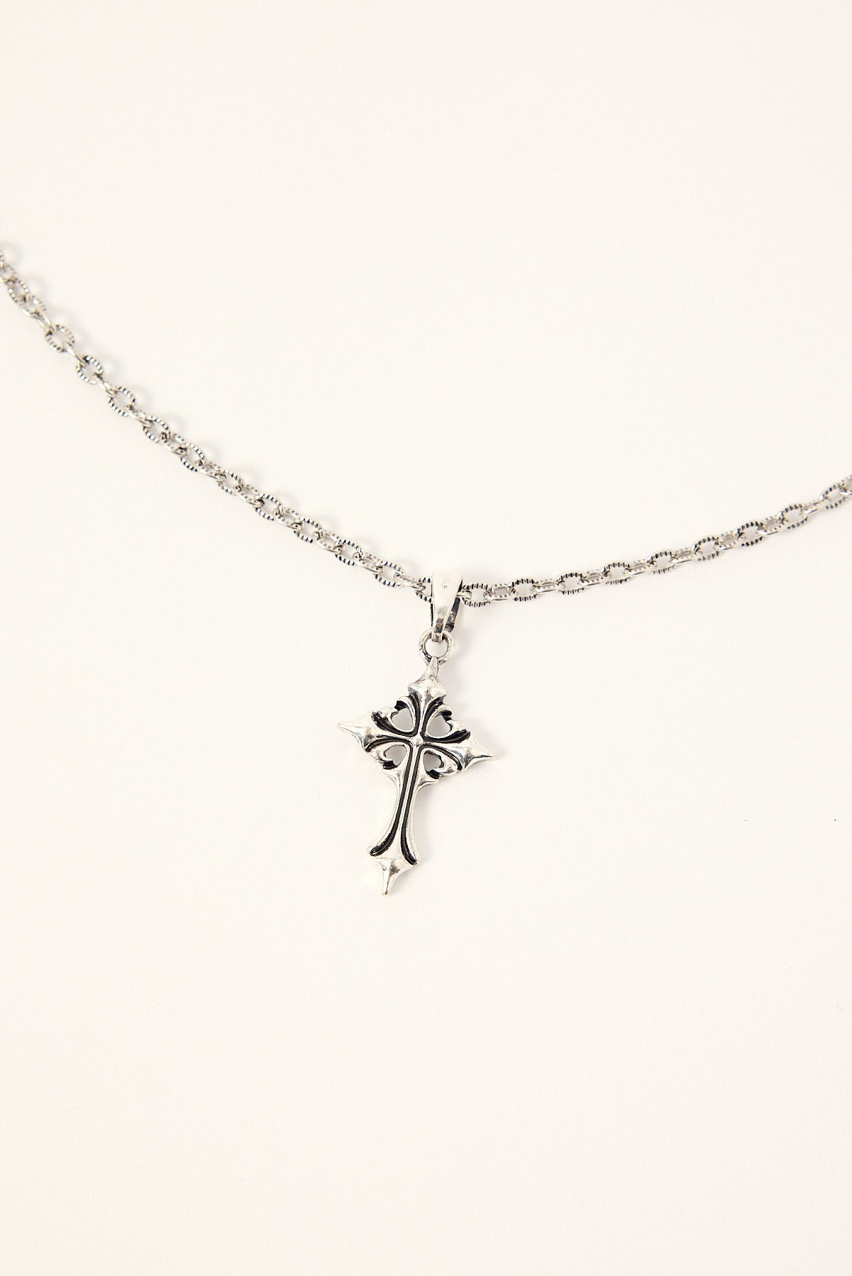 Neovision Tusk Necklace Antique Silver