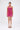 Perfect Stranger Cerise Scarf Top Pink Print