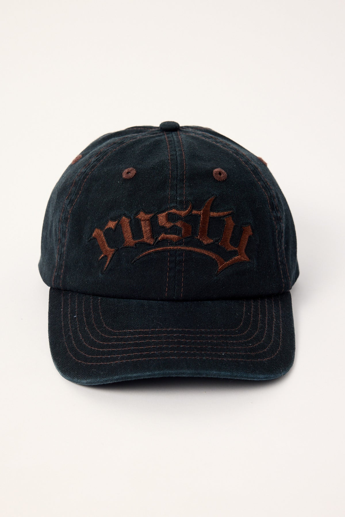 Rusty Scream 6 Panel Cap Black