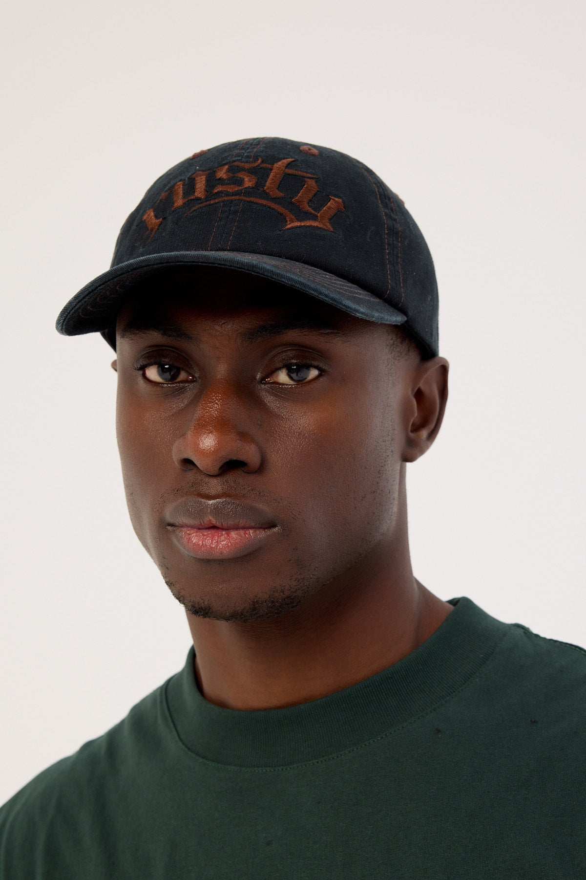 Rusty Scream 6 Panel Cap Black