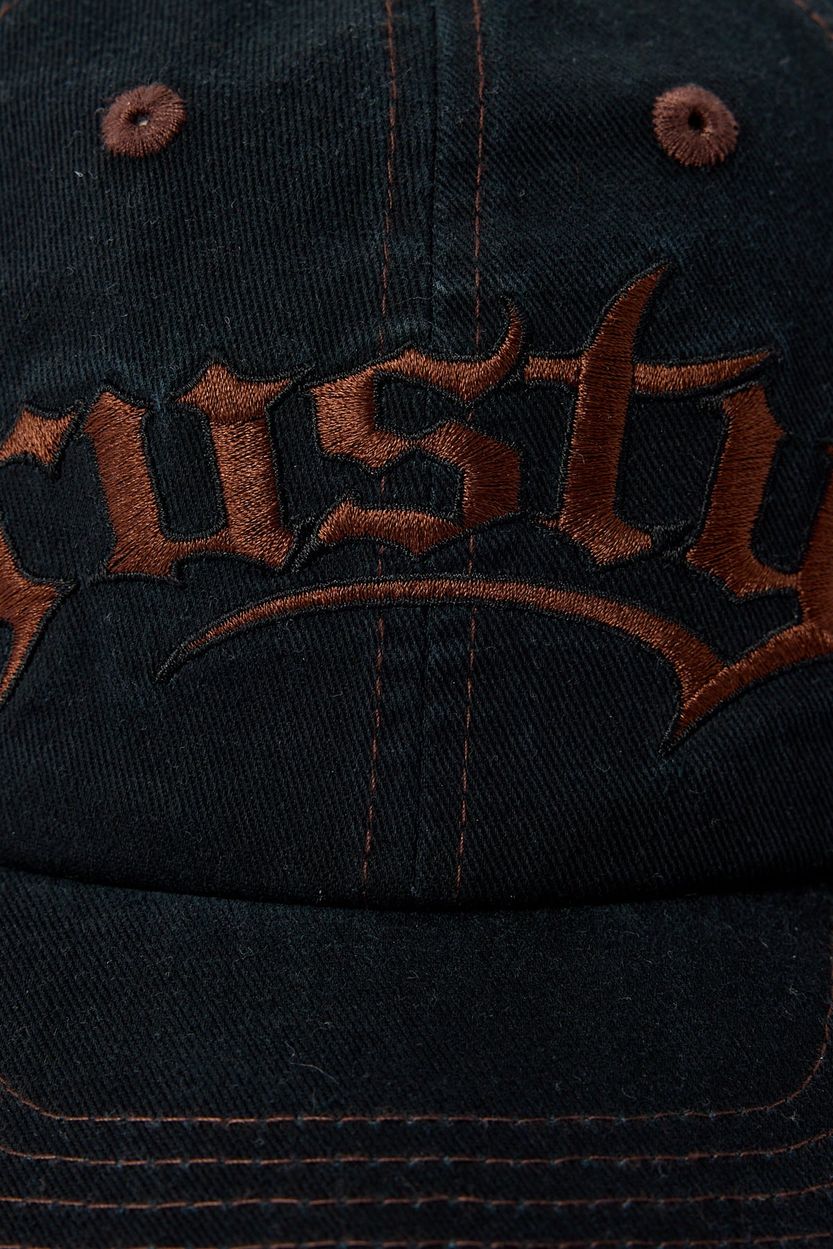 Rusty Scream 6 Panel Cap Black