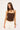 Sndys The Label Gianna Ruched Halterneck Top Chocolate