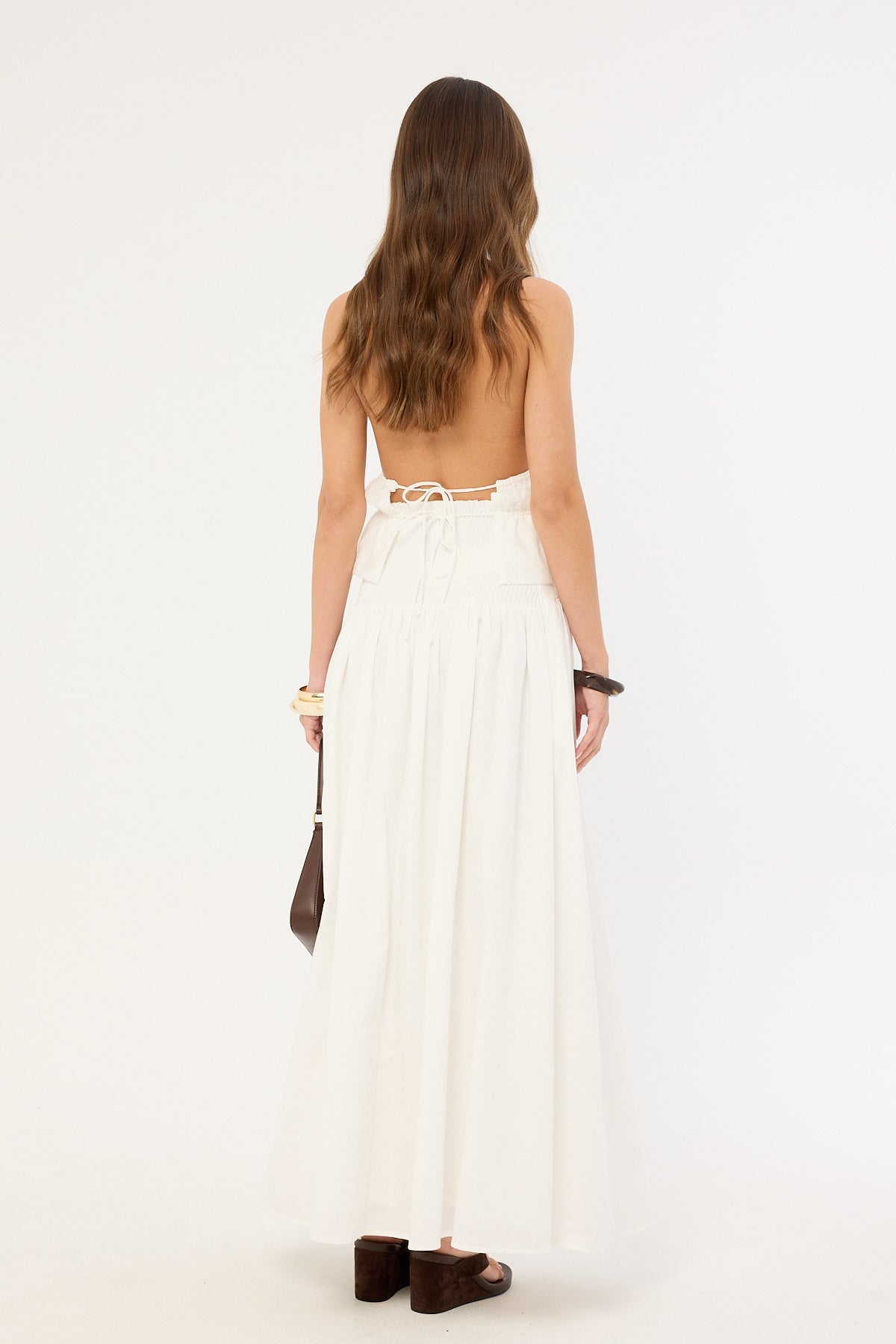 Sndys The Label Nesa Maxi Skirt White
