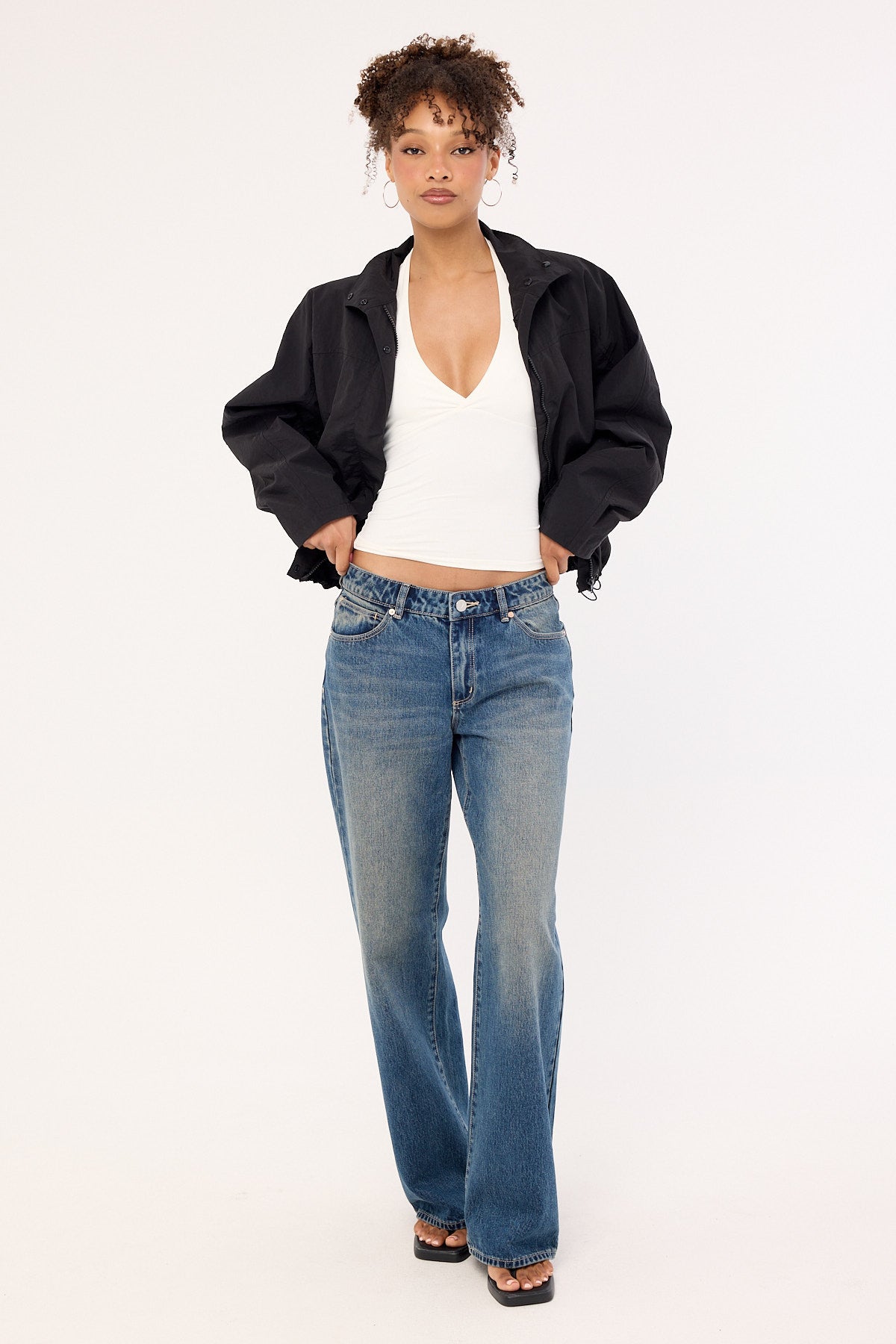 Lioness Shoreline Windbreaker Noir