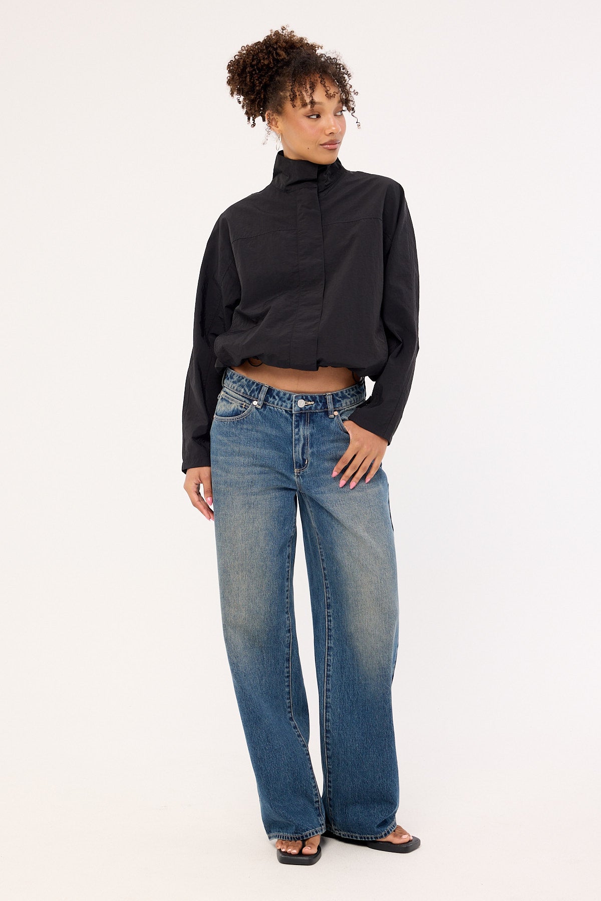 Lioness Shoreline Windbreaker Noir