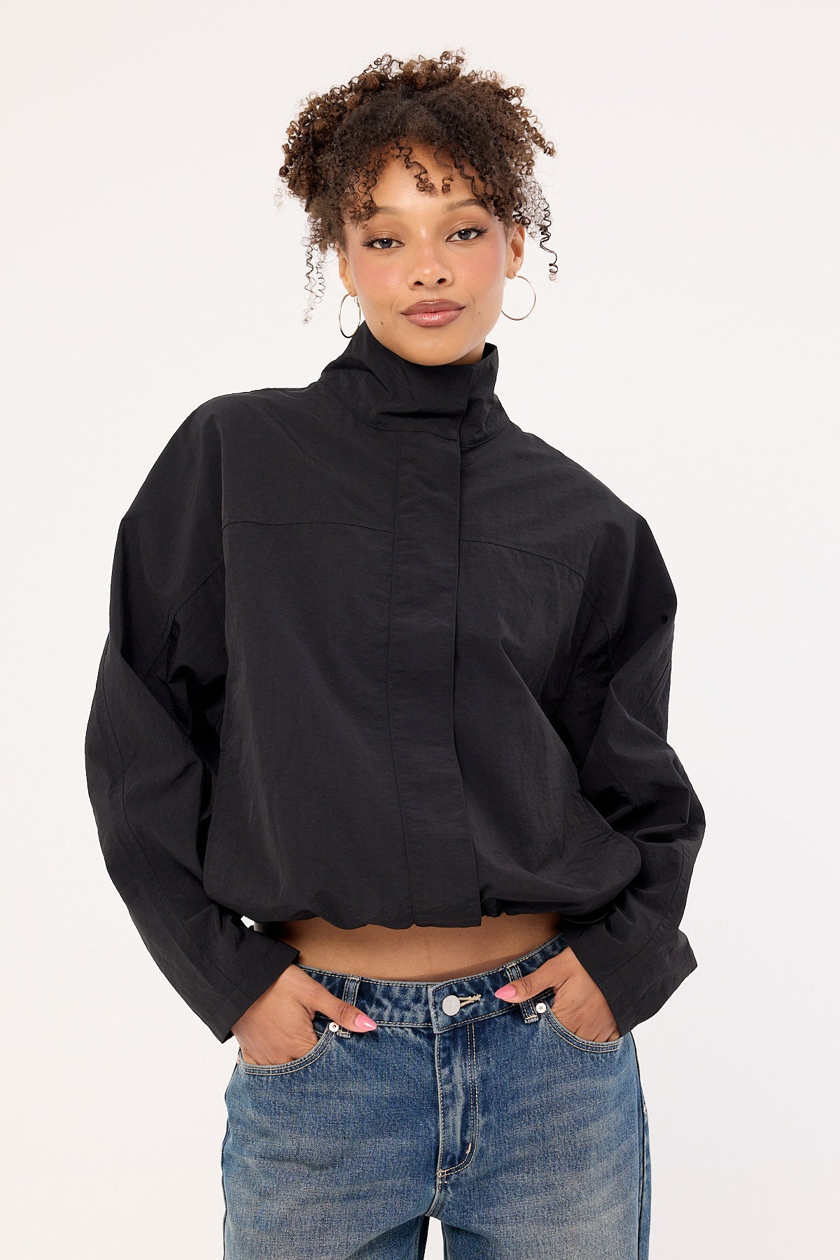 Lioness Shoreline Windbreaker Noir