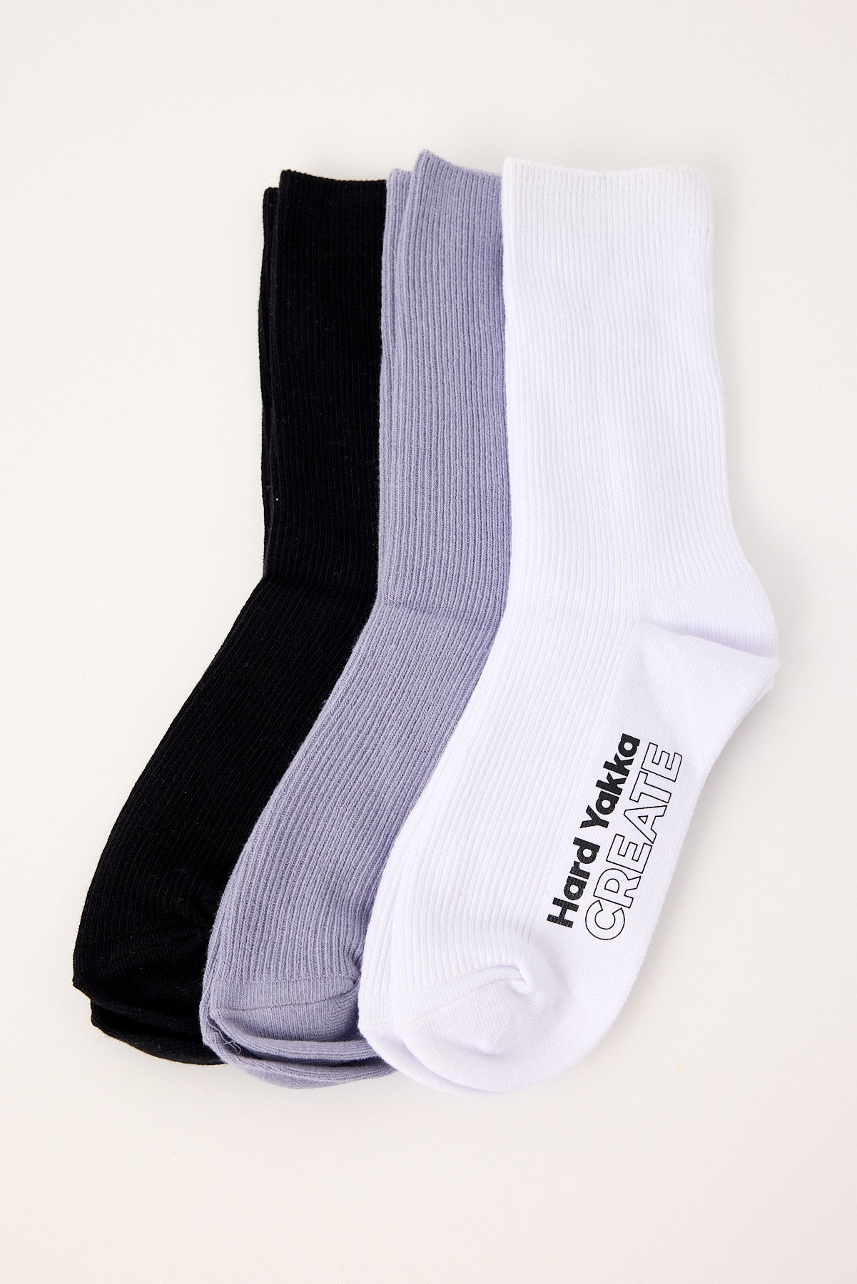 Thrills HYC 3 Pack Socks Grey Ridge/White/Black