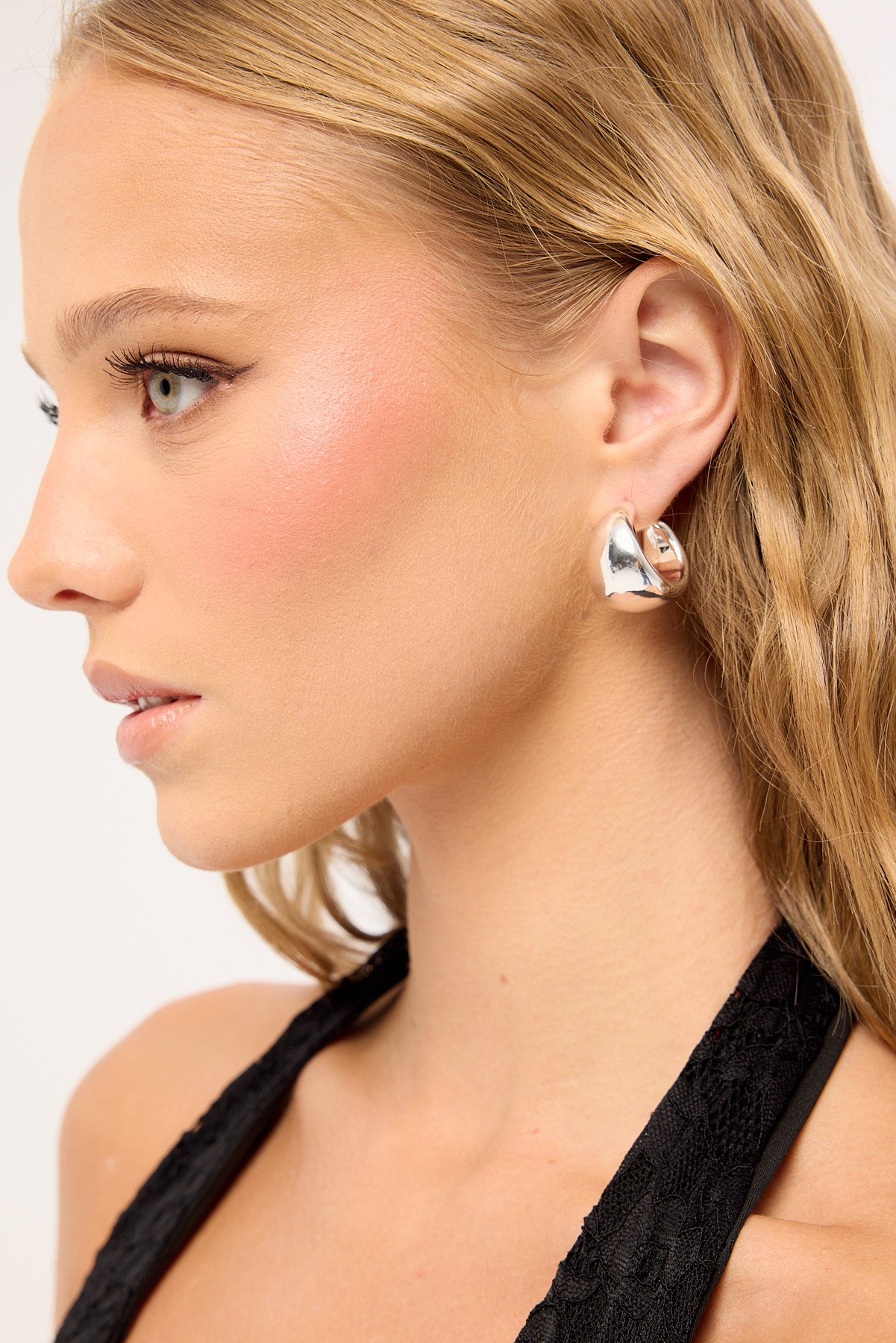 Token Nora Hoop Earring Silver