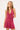 Perfect Stranger Cruz Stretch Wrap Mini Dress Raspberry