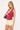 Perfect Stranger Cruz Stretch Halter Top Raspberry