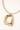 Token Campbell Statement Pendant Necklace Gold