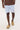 Common Need Royalty Elastic Waist Short Blue/White Stripe