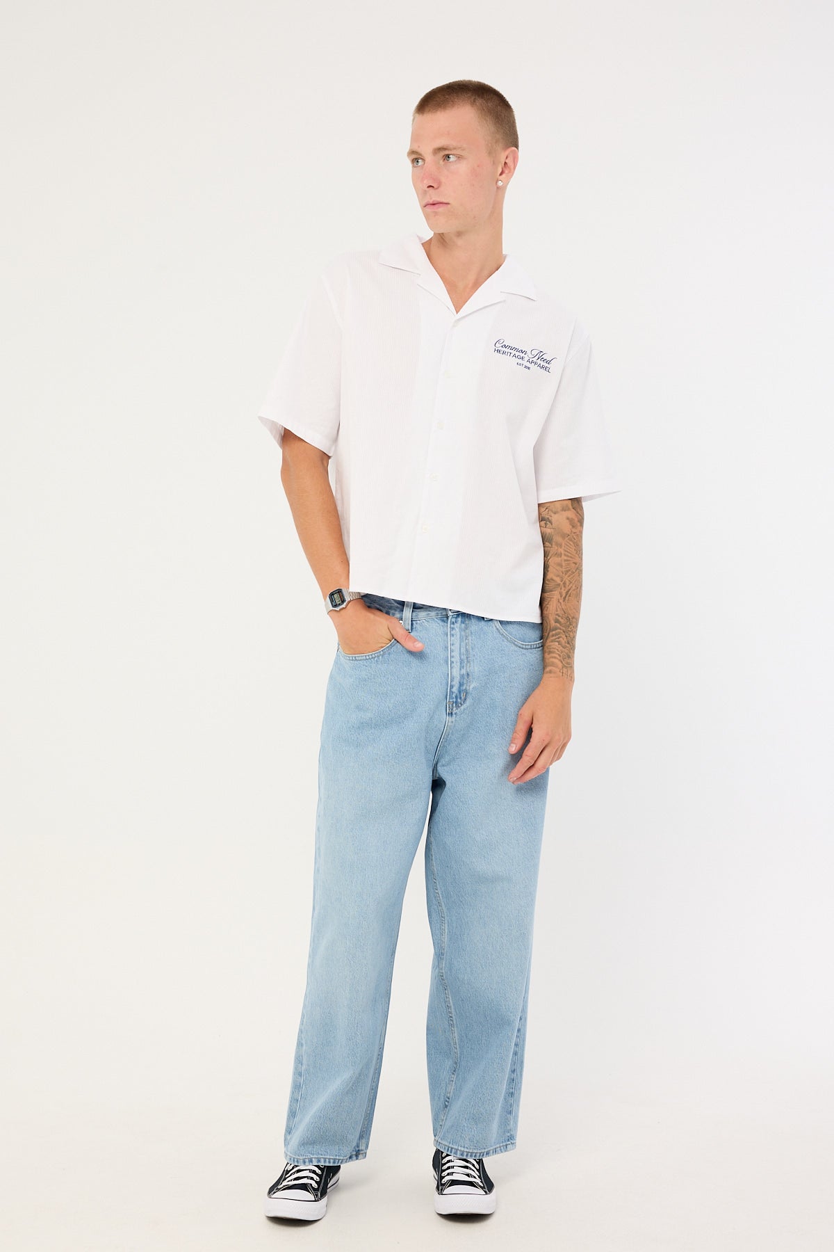 Common Need Refine Baggy Jean TIDE BLUE