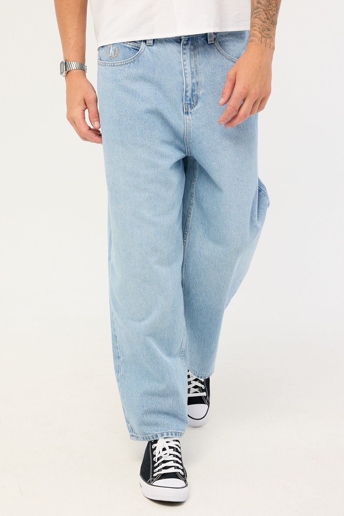 Common Need Refine Baggy Jean TIDE BLUE