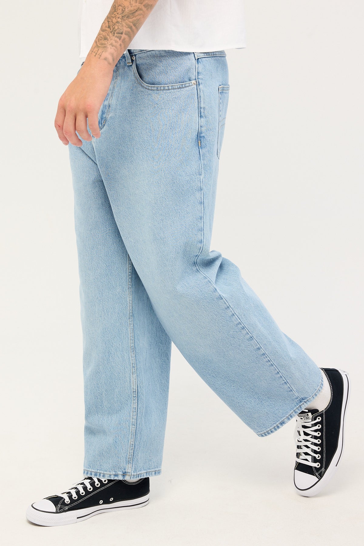 Common Need Refine Baggy Jean TIDE BLUE