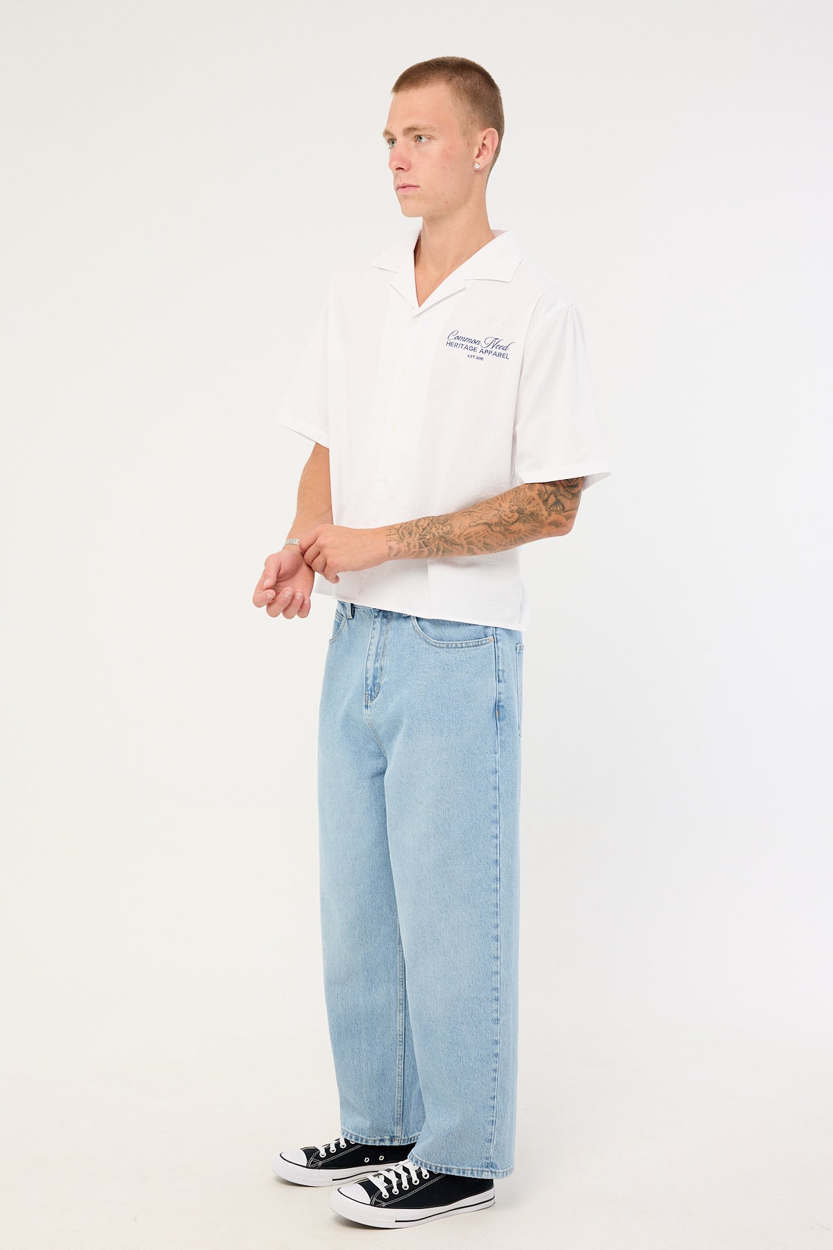 Common Need Refine Baggy Jean TIDE BLUE