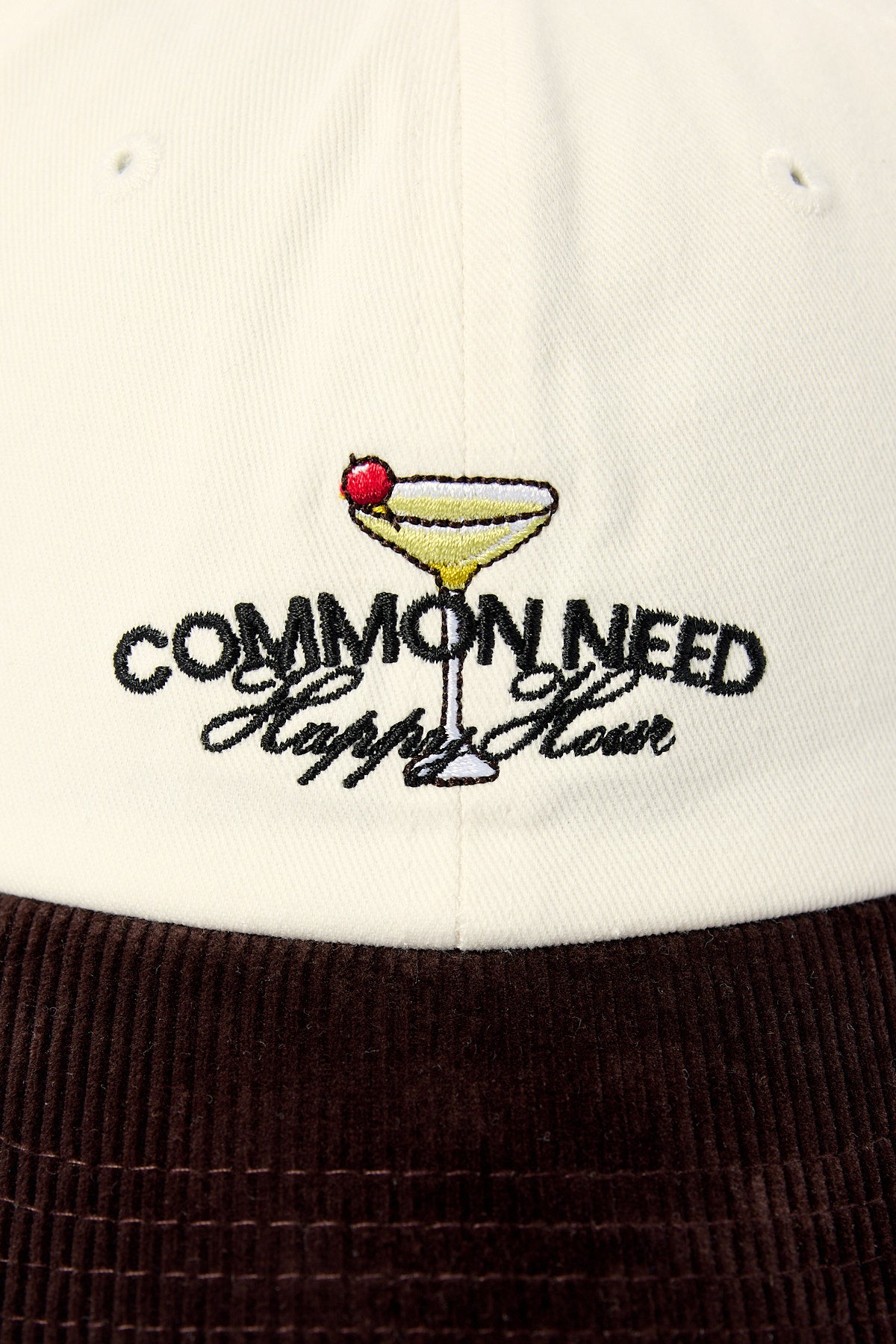 Common Need Happy Hour Dad Cap White