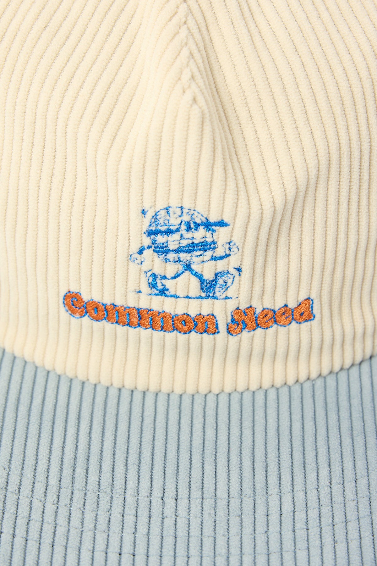 Common Need Shack Cord Skate Cap White/Blue