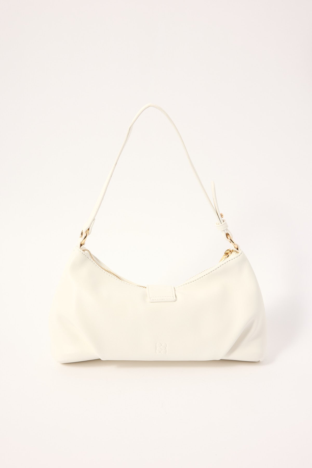 Perfect Stranger Enola Buckle Shoulder Bag White