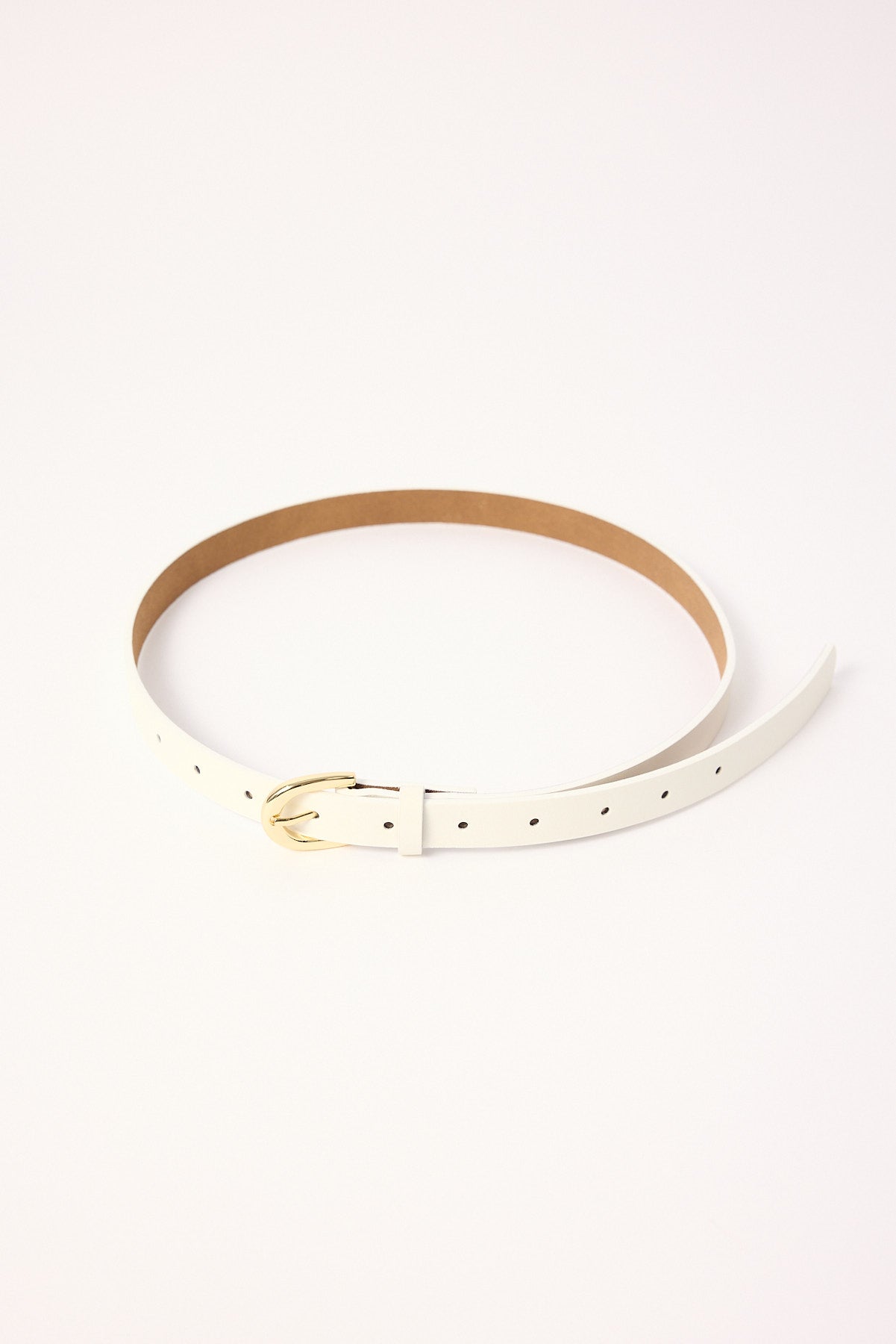 Perfect Stranger Maylin Skinny Belt Cream