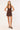 Motel Codami Halterneck Mini Dress Sequin Knit Dark Brown