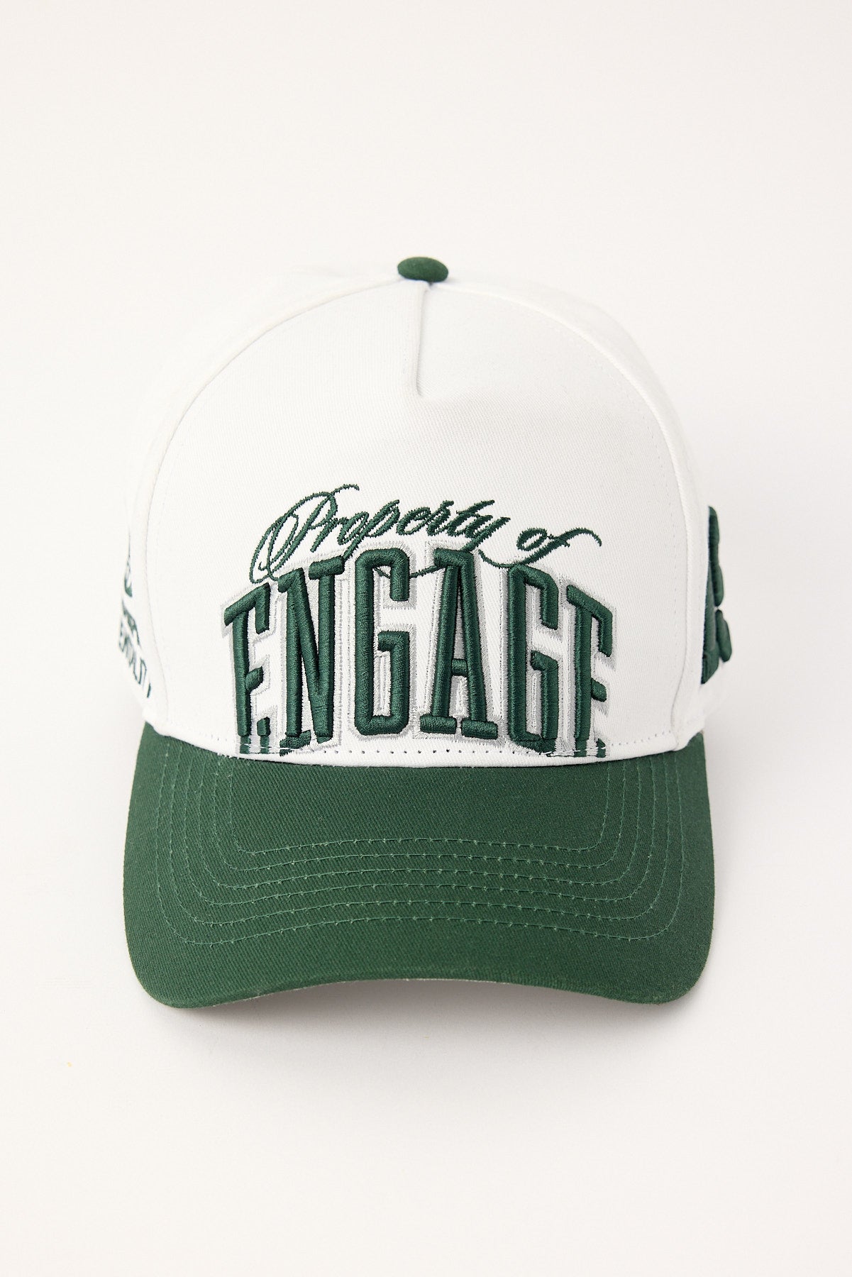 Engage Property of Engage Strapback Cap Green/White