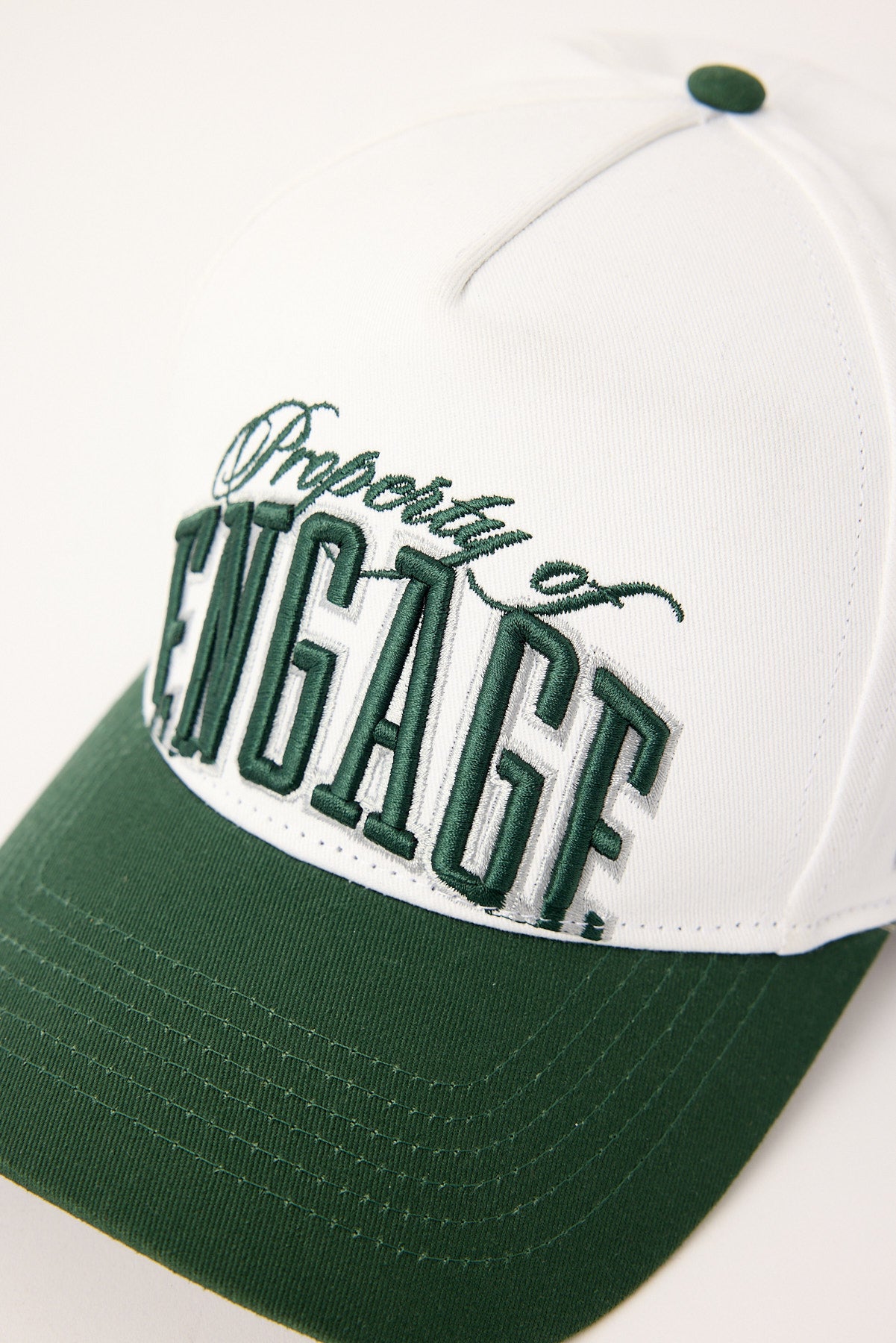Engage Property of Engage Strapback Cap Green/White
