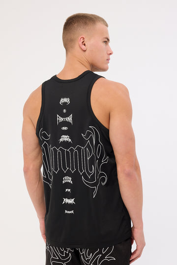 Front Runner Runner Rage Singlet Black