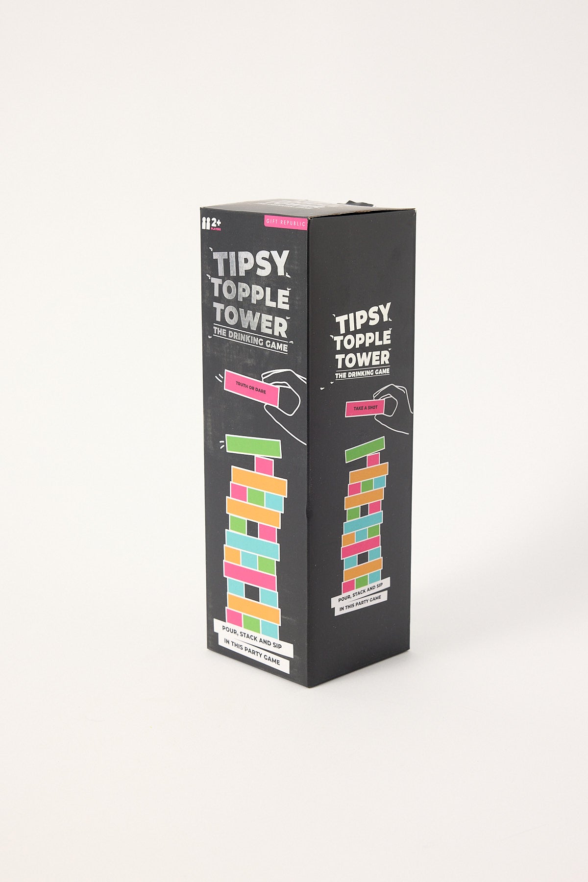 William Valentine Tipsy Topple Tower Game Multi