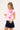 Luck & Trouble Reyna Flower Baby Tee Pink